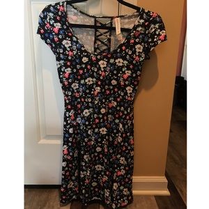 Floral short dress